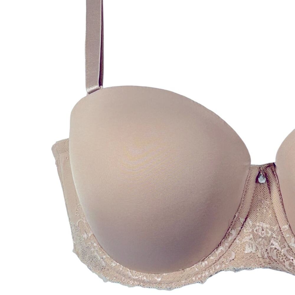 Torrid Nude Microfiber Lightly Lined Multi-Way Co… - image 4